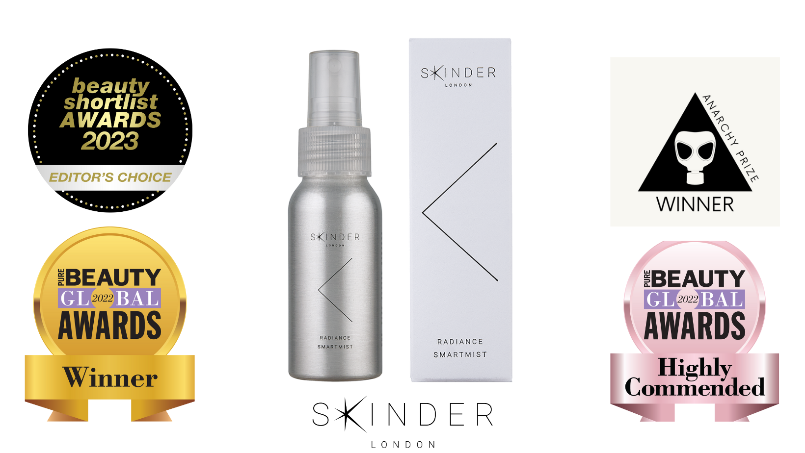 SKINDER: Minimalist hybrid brightening skin perfecting skincare